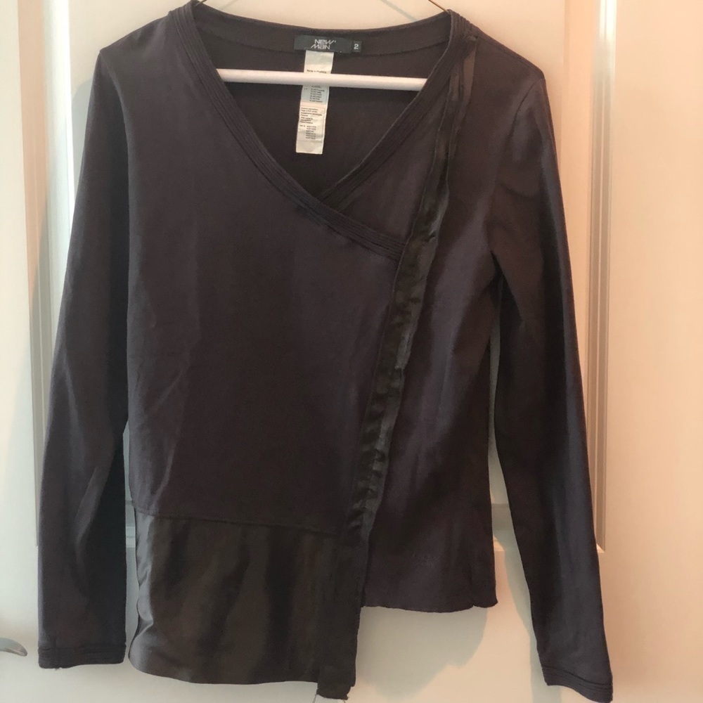 New Man Long Brown Sleeves